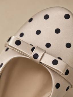 drunch - White Amalfi Polka Heels