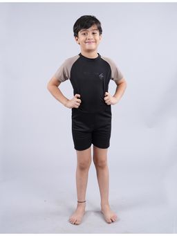 KiddoPanti - Kids Half Sleeve Mid Thigh Length Swim Suit