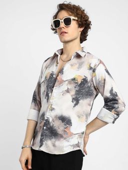Campus Sutra - Mens Faded Bloom Shirt