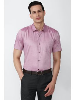 Peter England - Men Pink Regular Fit Formal Shirt