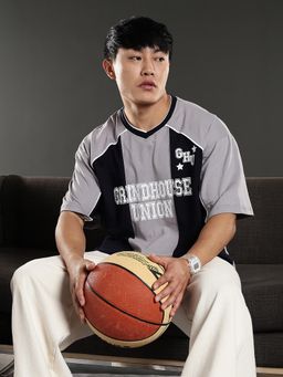 Eszett - Men Grindhouse Grey Oversized T-Shirt