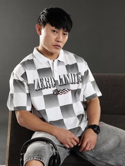 Eszett - Men Zero Limits Oversized Polo T-Shirt