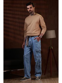 Eszett - Solids Beige Sweatshirt