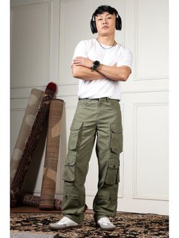 Eszett - Green Canvas Multi- Pocket Cargo