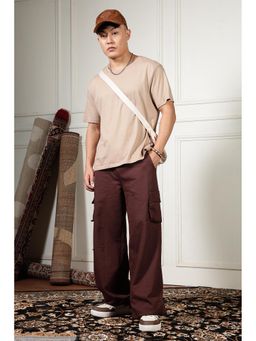 Eszett - Classic Utility Brown Baggy Joggers