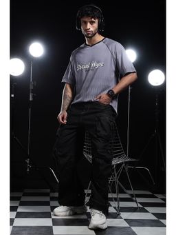 Eszett - Social Hype Grey Oversized T-Shirt