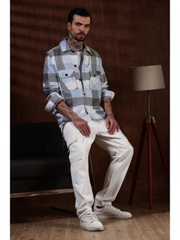 Eszett - Multi-Color Checks Shacket