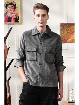 Eszett - Corduroy Dark Grey Shacket