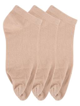 NEXT2SKIN - Womens Ankle Length Socks - Pack of 3 (Skin)