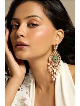 Joules By Radhika - Multi-Color Enchanting Cascade Drop Earrings