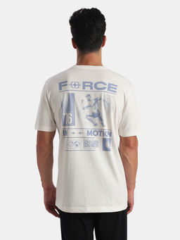 Jockey - 2718 Men Cotton Rich Graphic Printed Round Neck T-Shirt-White