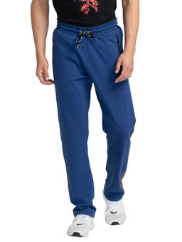 Being Human - Men Regular Fit Track Navy Blue