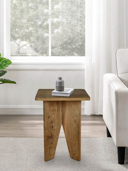 Manor House - Aachman Mango Natural finish Sqaure End Table
