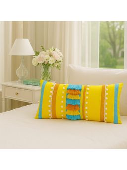 THROW PILLOW - Citrus Boho Tassel Cushion Cover