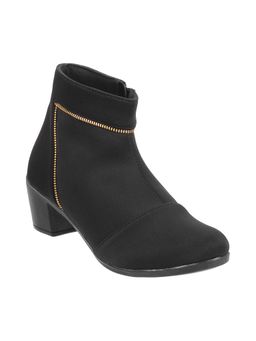 Walkway - Black Solid Casual Boots