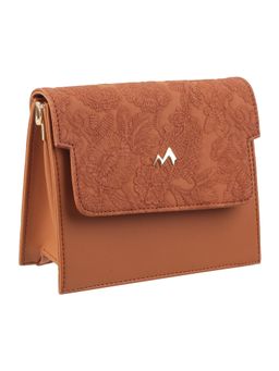 Metro - Detailing Tan Sling and Cross Bag