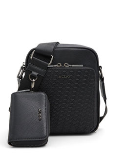 Aldo - Maximilian Black Men Sling Bag with Coin Pouch