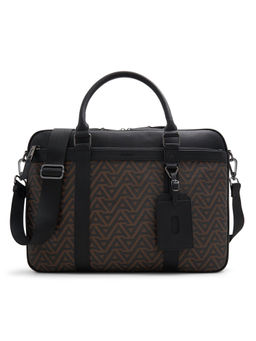 Aldo - Tourneur Brown Men Laptop Bag with Detachable Strap
