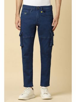 Allen Solly - Men Navy Slim Fit Dark Wash Jeans