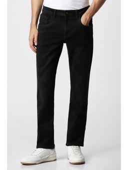 Van Heusen - Men Black Dark Wash Slim Fit Jeans