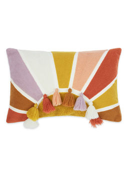 Haus & Kinder - Sunrays Embroidered Decorative Cushion Cover -12x18 inches