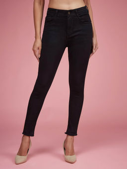 Miss Chase - Womens Black Skinny Fit High Rise Denim Jeans