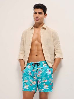 The Bear House - Men's Floral Printed Shorts