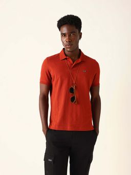 The Bear House - Men's Textured Polo T-Shirt