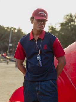 The Bear House - Men's Colorblock Polo T-Shirt