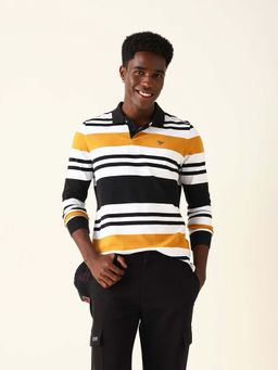 The Bear House - Men's Stripes Polo T-Shirt