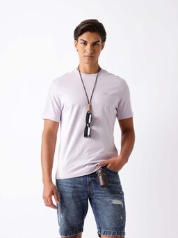 The Bear House - Men's Purple Solid T-Shirt