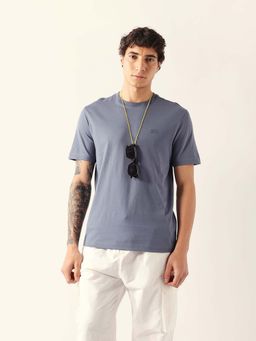 The Bear House - Men's Grey Solid T-Shirt