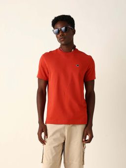 The Bear House - Men's Red Solid T-Shirt