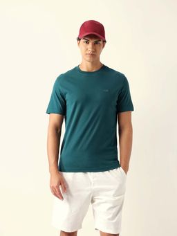 The Bear House - Men's Teal Solid T-Shirt