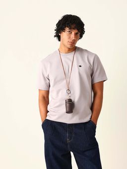The Bear House - Men's Purple Solid T-Shirt