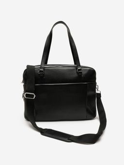 CARPISA ITALIA - Jhacaranda V2 Women Messenger Bag with Detachable Strap - Black (L)