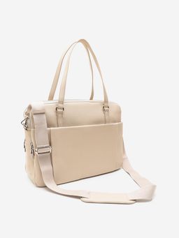 CARPISA ITALIA - Jhacaranda V2 Women Messenger Bag with Detachable Strap - Cream (L)