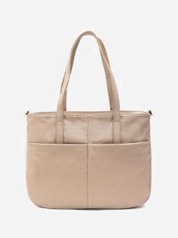 CARPISA ITALIA - Yukon Women Tote Bag With Detachable Strap - Cream (L)
