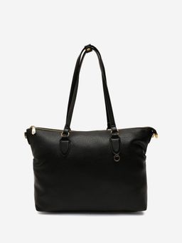 CARPISA ITALIA - Augusta Women Tote Bag With Detachable Strap - Black (L)