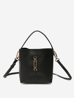 CARPISA ITALIA - Giulia Women Bucket Bag with Detachable Strap - Black (S)