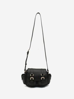 CARPISA ITALIA - Detroit Women Sling Bag With Detachable Strap - Black (M)