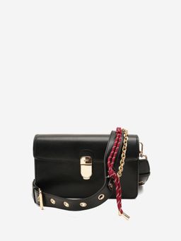 CARPISA ITALIA - Ostenda Women Sling Bag With Detachable Strap - Black (M)