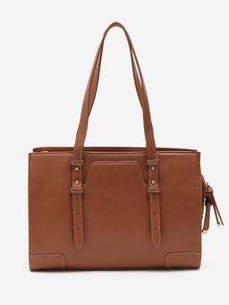 CARPISA ITALIA - Scilla Women Tote Bag With Detachable Strap - Brown (L)