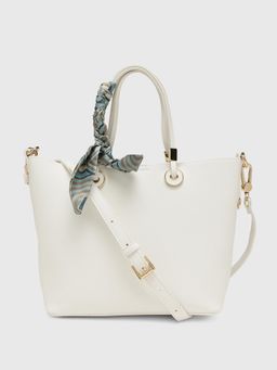 CARPISA ITALIA - Audrey Women Tote Bag With Detachable Strap - White