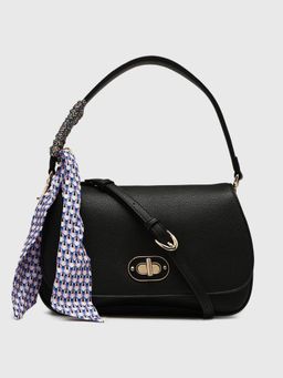 CARPISA - Jackie Women Handbag With Detachable Strap - Black (M)