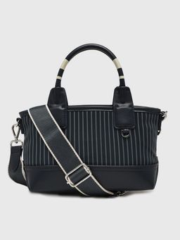 CARPISA ITALIA - Gabriela V2 Women Satchel Bag With Detachable Strap - Navy Blue (S)