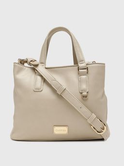 CARPISA ITALIA - Marie Women Satchel Bag With Detachable Strap - Cream (S)