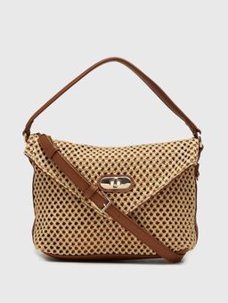 CARPISA ITALIA - Junco Women Sling Bag With Detachable Strap - Tan (M)