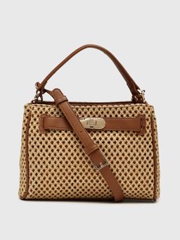 CARPISA ITALIA - Junco Women Handbag With Detachable Strap - Tan