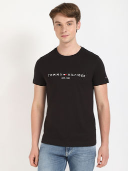 Tommy Hilfiger - Embroidered Logo Slim-Fit Cotton T-Shirt
